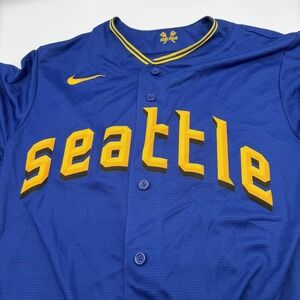 Nike Jared Kelenic #10 Seattle Mariners City Connect Jersey Mens Size Medium